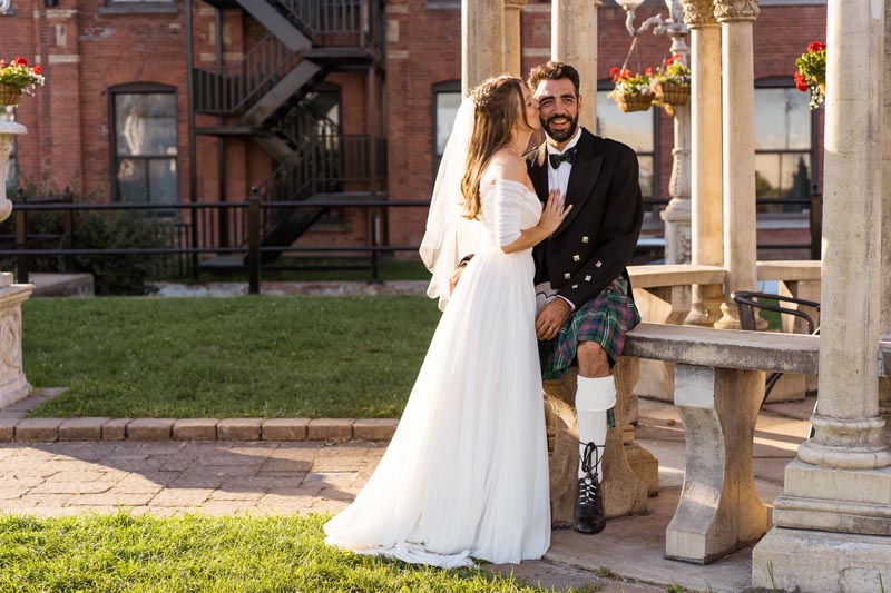 photos de mariage à l'Ambroisie espace canal montréal